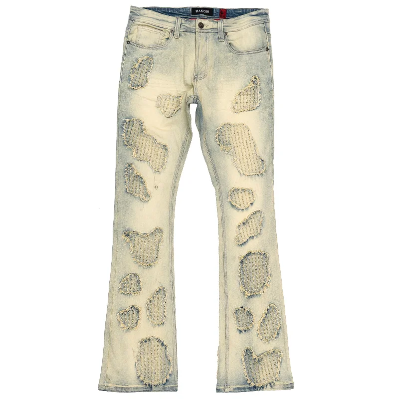 Yoga Jeans for Stretch -M1978 Romano Stacked Jeans - Light Wash