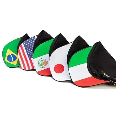 Designer dad cap for upscale casual flair -Pirelli Podium Flag Hat - USA/Brazil/Japan/Italy/Canada/England/France