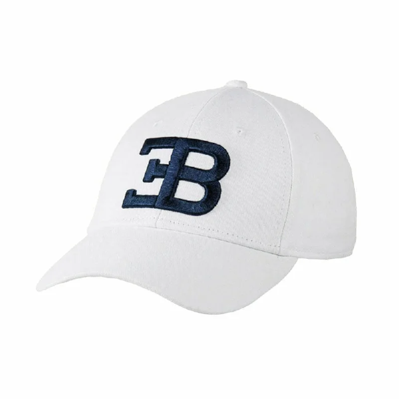 Denim snapback cap for casual cool edge -Bugatti Collection EB Hat with Embroidered Blue