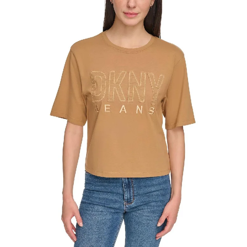 Wedding Jeans for Casual -DKNY Jeans Womens Cotton Logo Graphic T-Shirt