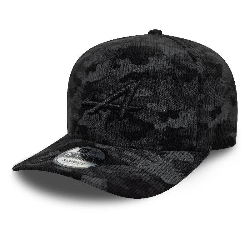 Minimalist cap for sleek simple style -Alpine Racing F1 New Era 9Fifty Camo Hat