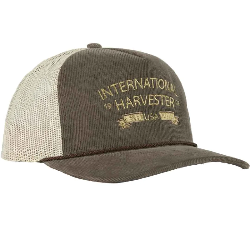 Affordable cap for budget-friendly headwear options -IH Corduroy Mesh Back Rope Cap