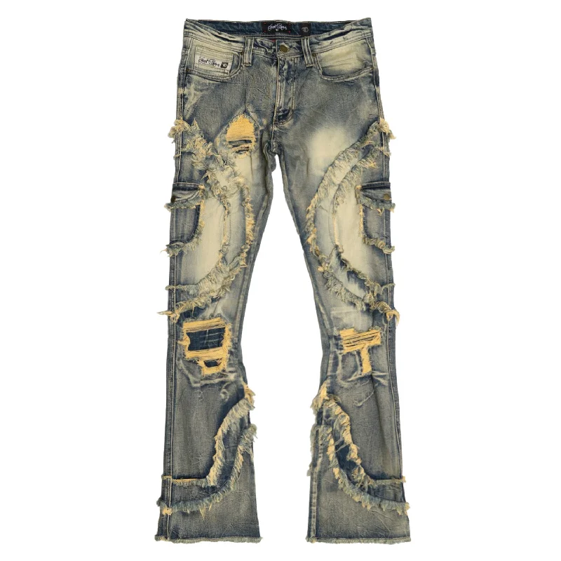 Anniversary Jeans for Special -F1767 Tascotto Stacked Jeans - Vintage