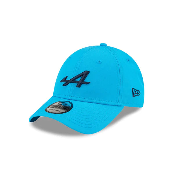 Classic baseball cap for casual everyday wear -Alpine Racing F1 New Era 9Forty Essentials Hat - Blue/Navy