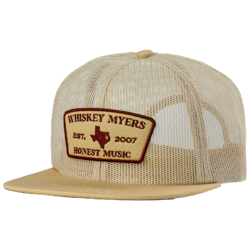 Retro baseball cap with classic team colors -Honest Music Mesh Hat