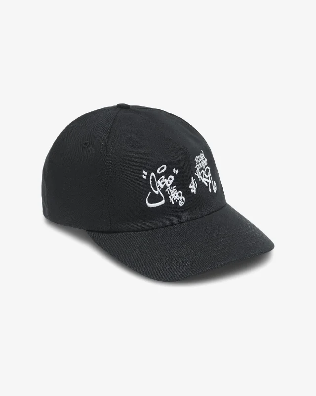 Embroidered sports cap for team pride display -Noah x G-Bo The Pro & DJ Rei Double R 5-Panel