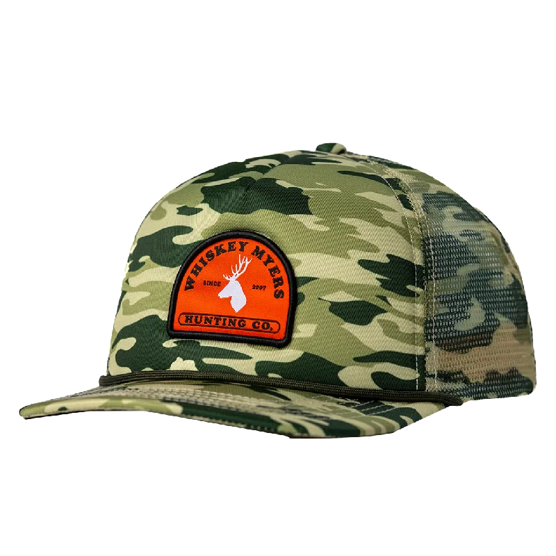 Denim dad cap for effortless casual charm -Buck Camo Hat