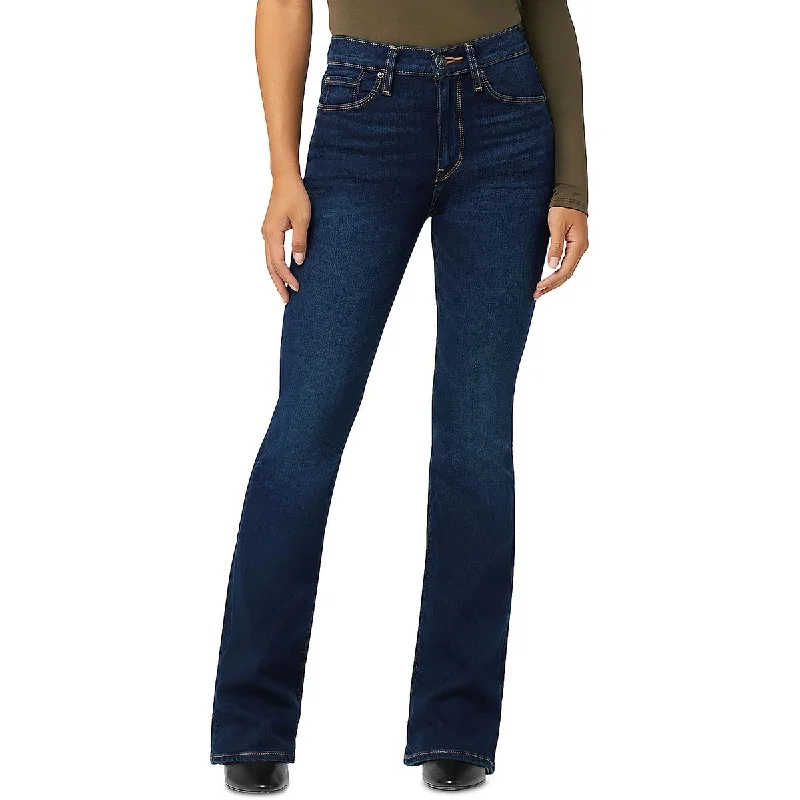 Graduation Jeans for Milestone -Hudson Womens Petites Barbara High Rise Denim Bootcut Jeans