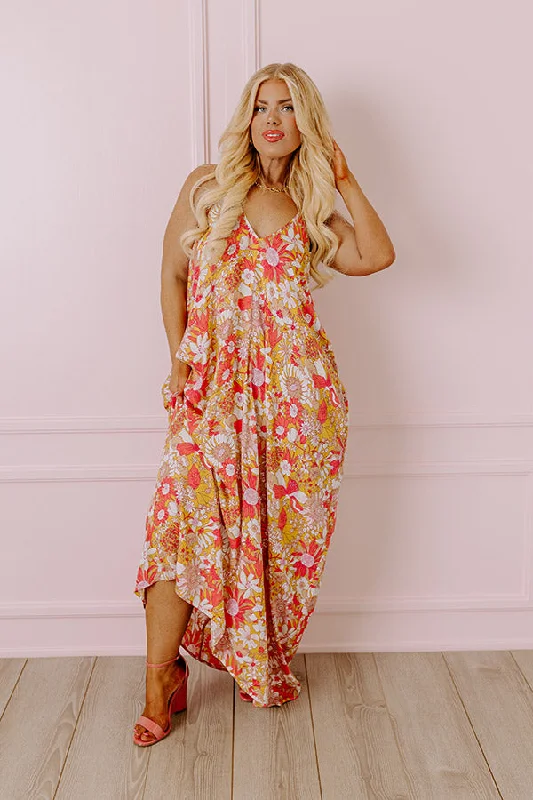 Plus size dresses for evening wear glow softly -Casually Chic Floral Maxi Curves