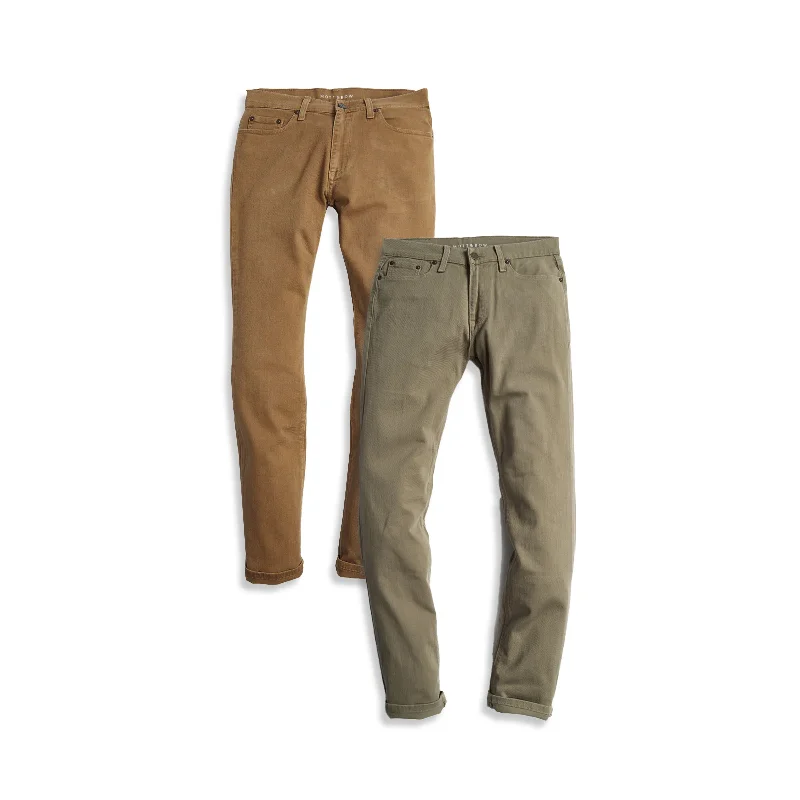 Outdoor Jeans for Adventures -Straight Mercer Jeans 2-Pack