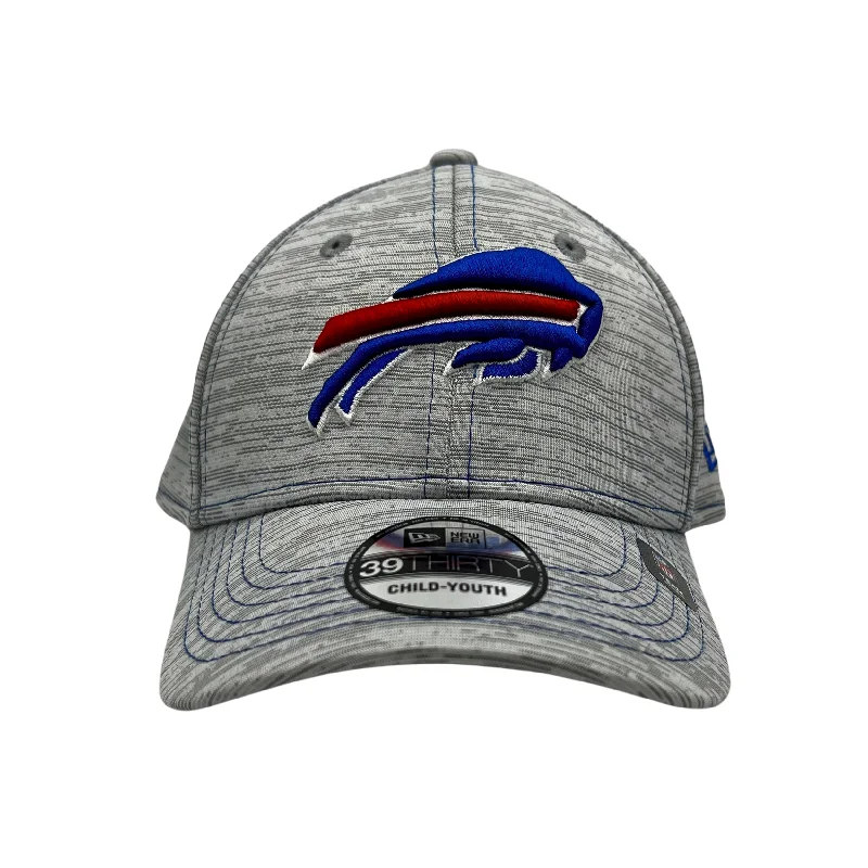 Classic baseball cap for casual everyday wear -Child-Youth New Era Buffalo Bills Heather Gray Stretch Fit Hat