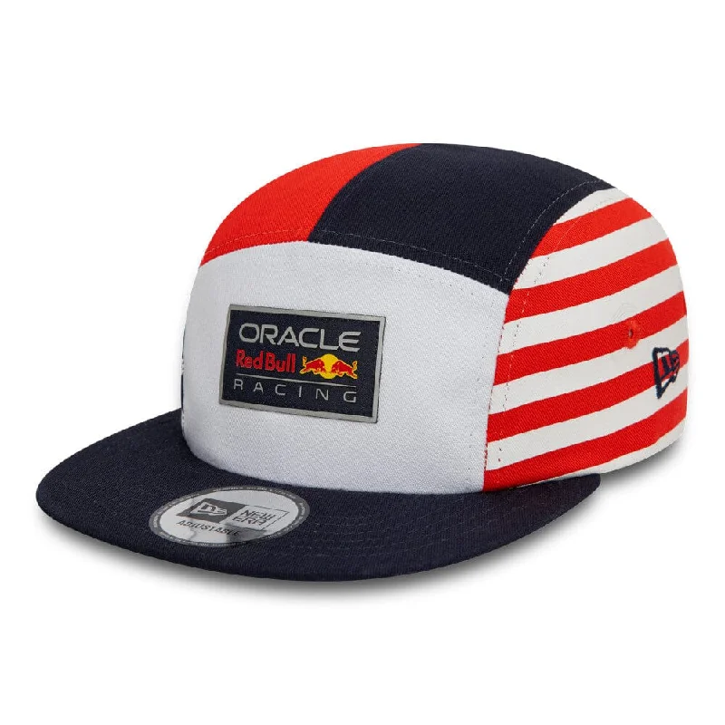 Durable dad cap for relaxed weekend outings -Red Bull Racing F1 New Era 2024 Special Edition America USA GP Camper Hat