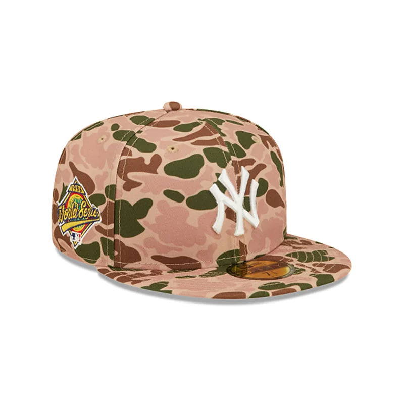 Bright cap for fun festival outfits -[60237934] New York Yankees 96 WS Camo 59FIFTY Mens Fitted Hat