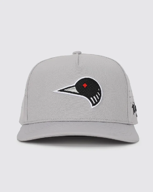 Classic baseball cap for casual everyday wear -Loon Lake 2.0 Hat - Gray