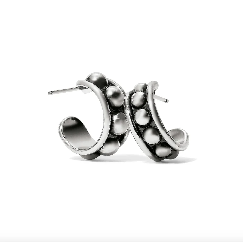 Best hoop earrings with lever-back closures for secure and easy wear-Pretty Tough Stud Post Hoop Earrings