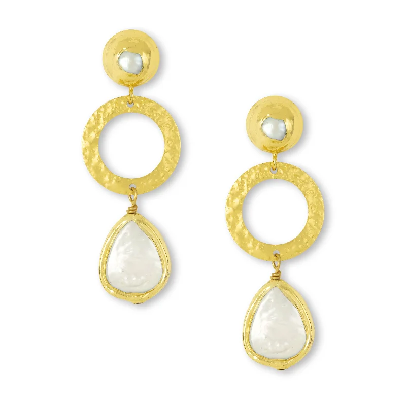 Hoop earrings with textured finishes for a vintage and classic style-Rebel Earrings